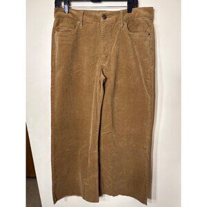 Kut From The Kloth High Rise Meg Fab Ab Wide Leg Corduroy Pants Size 10 Brown